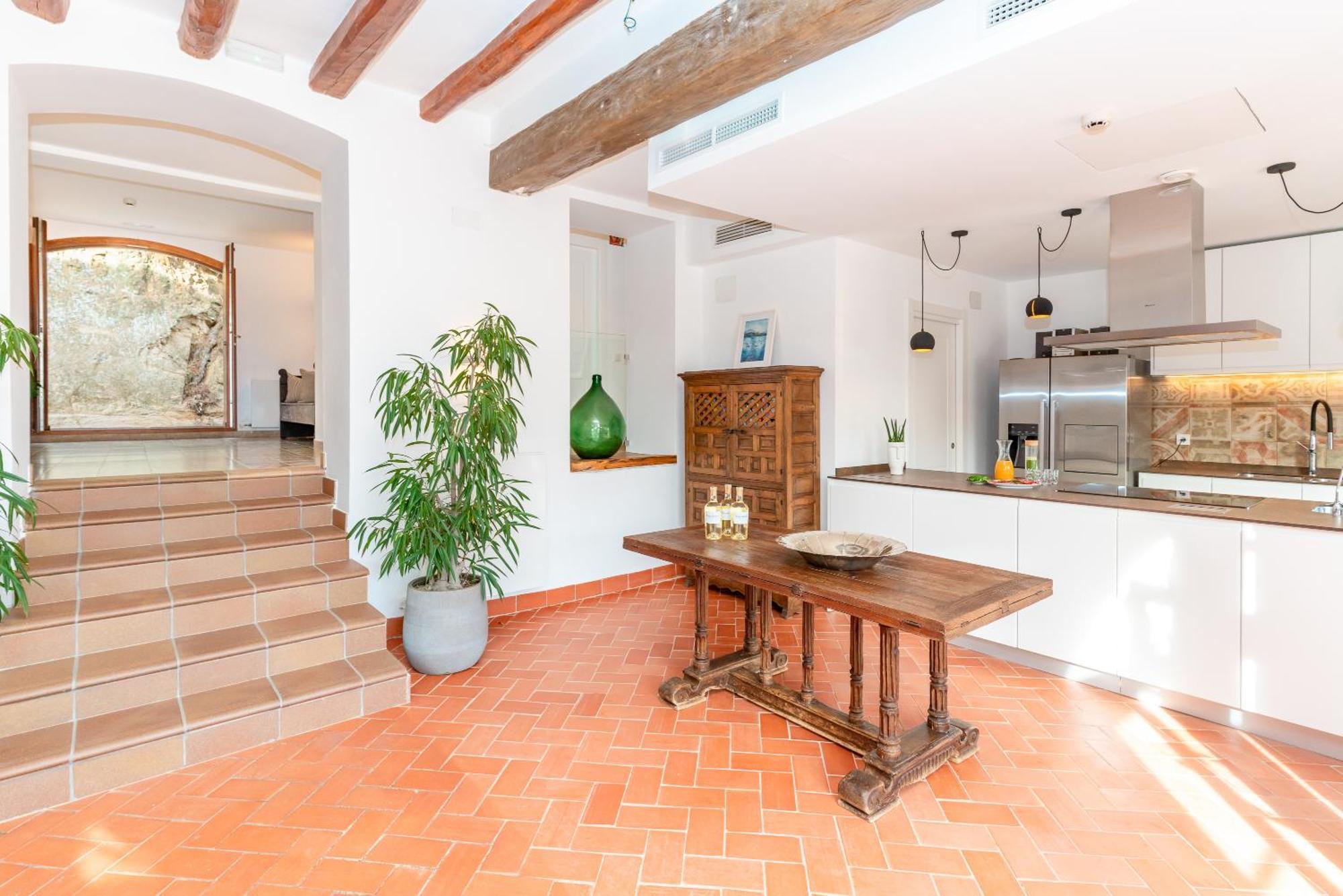 La Terraza - Grosszuegiges Appartment In Katalanischer Masia Sant Iscle De Vallalta Dış mekan fotoğraf