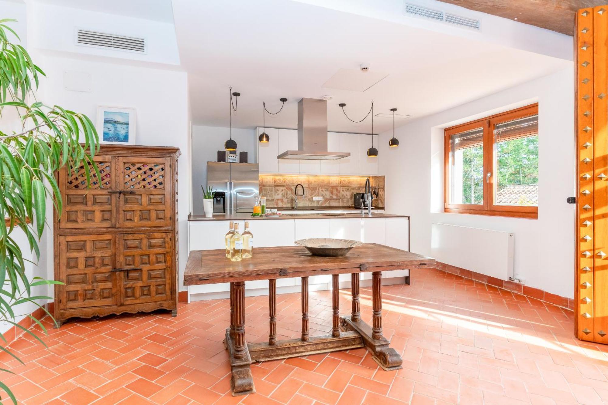 La Terraza - Grosszuegiges Appartment In Katalanischer Masia Sant Iscle De Vallalta Dış mekan fotoğraf
