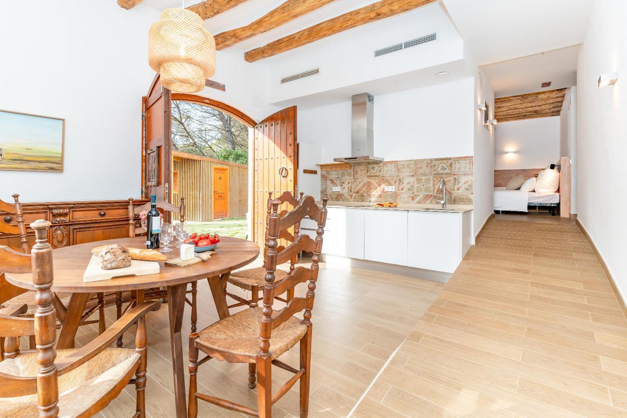 La Terraza - Grosszuegiges Appartment In Katalanischer Masia Sant Iscle De Vallalta Dış mekan fotoğraf